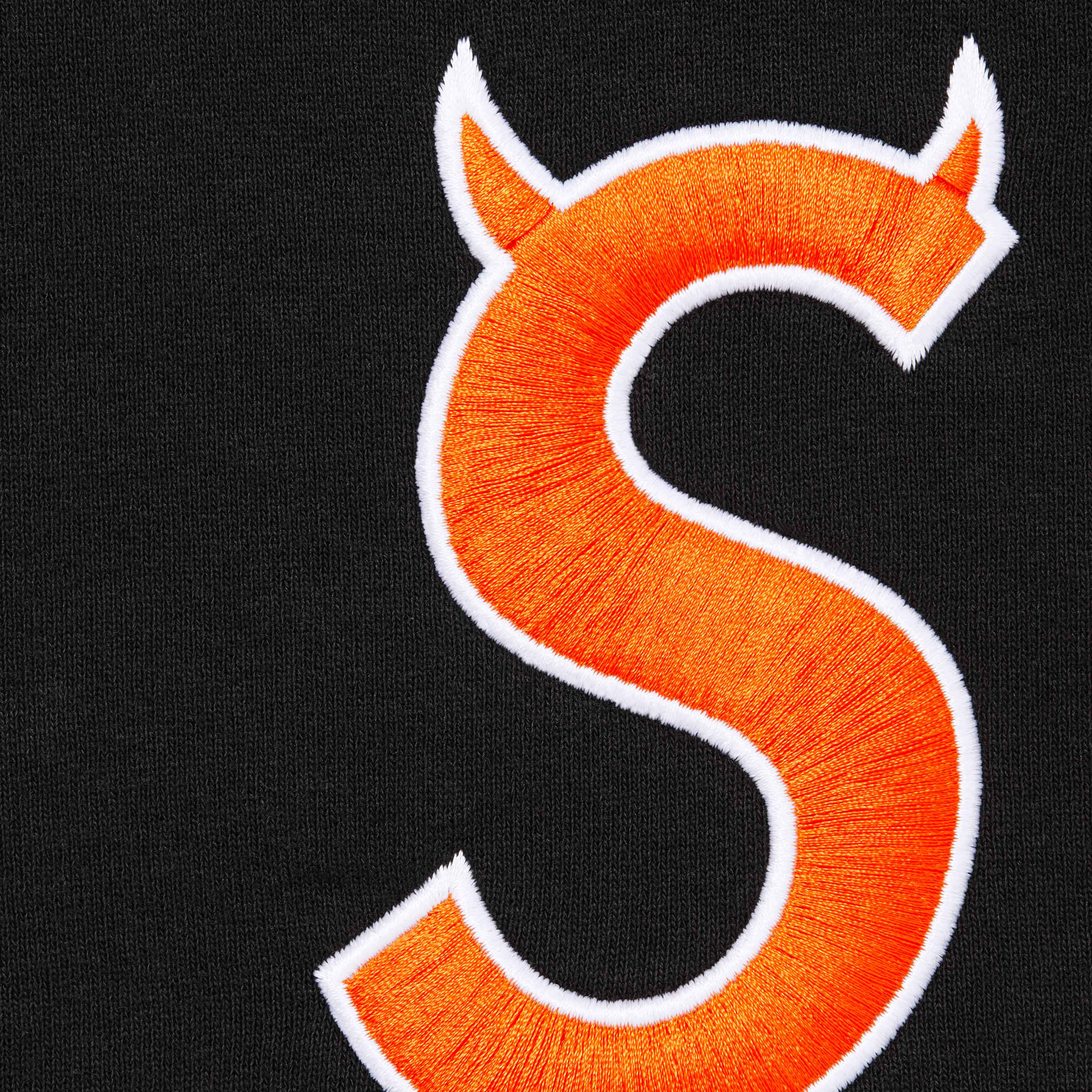 Devil S Logo Zip Up Hooded Sweatshirt view 8